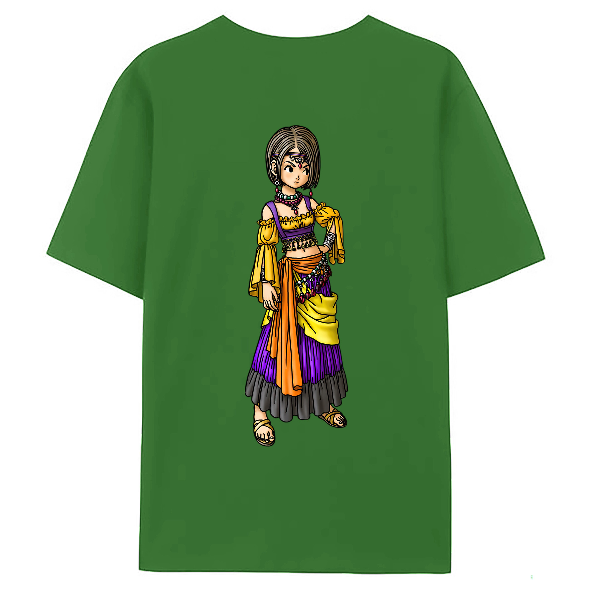 （画像用） ドラゴンクエスト Doragon Kuesuto Dragon Quest レディース半袖Tシャツ(バックプリント)